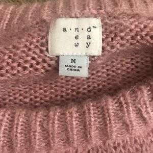 Target pink sweater
